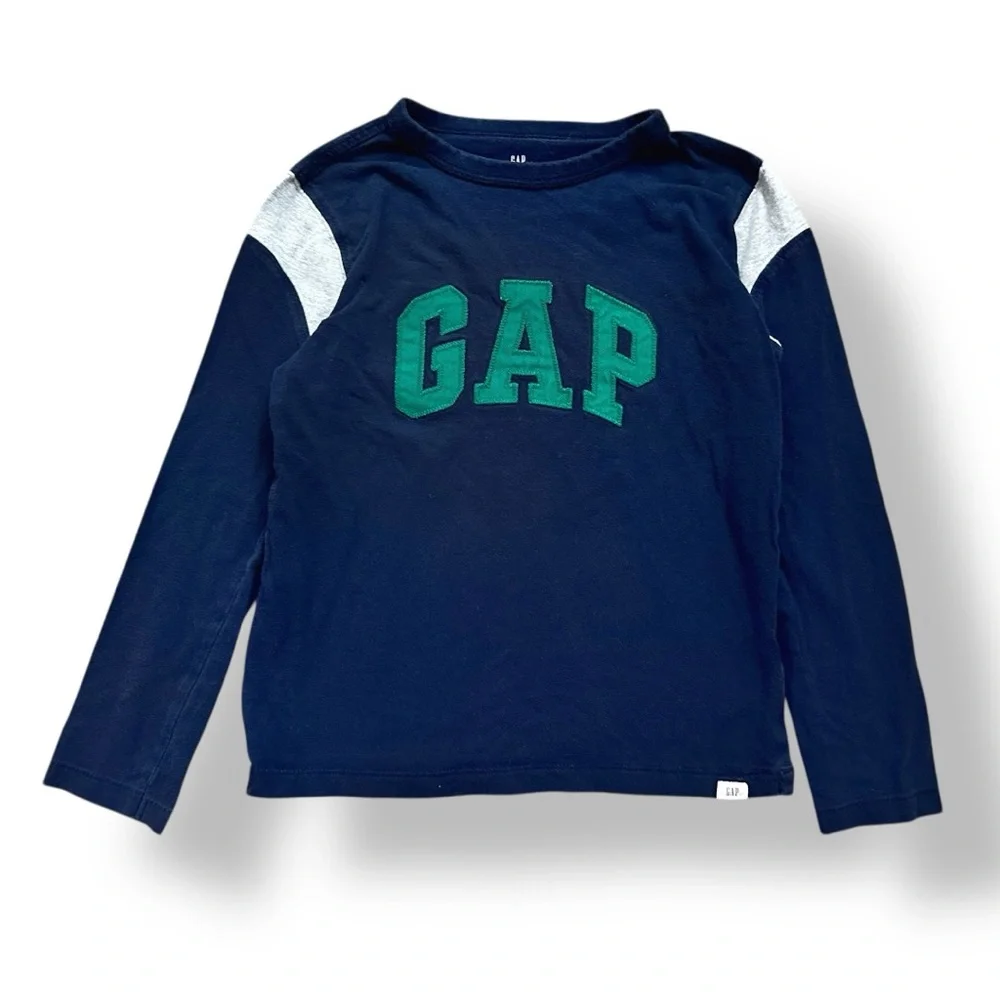 GAP | Long Sleeve Logo Ringer Tee (S)